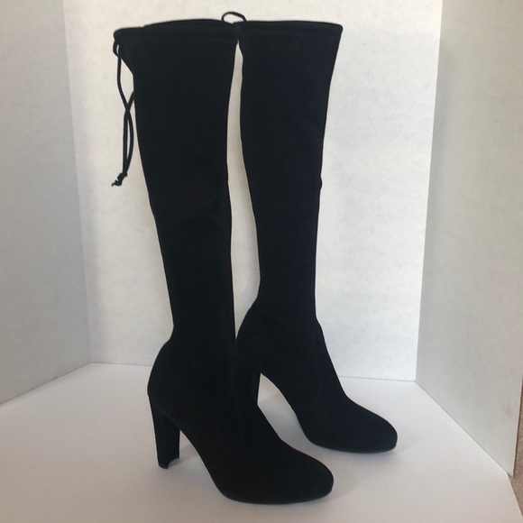 Stuart Weitzman Suede Ardent Heeled Boots NIB - Picture 2 of 7